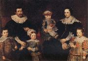 Frans Francken II The Family of the Artist oil painting